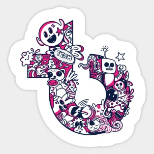 TB Doodle Icon Sticker